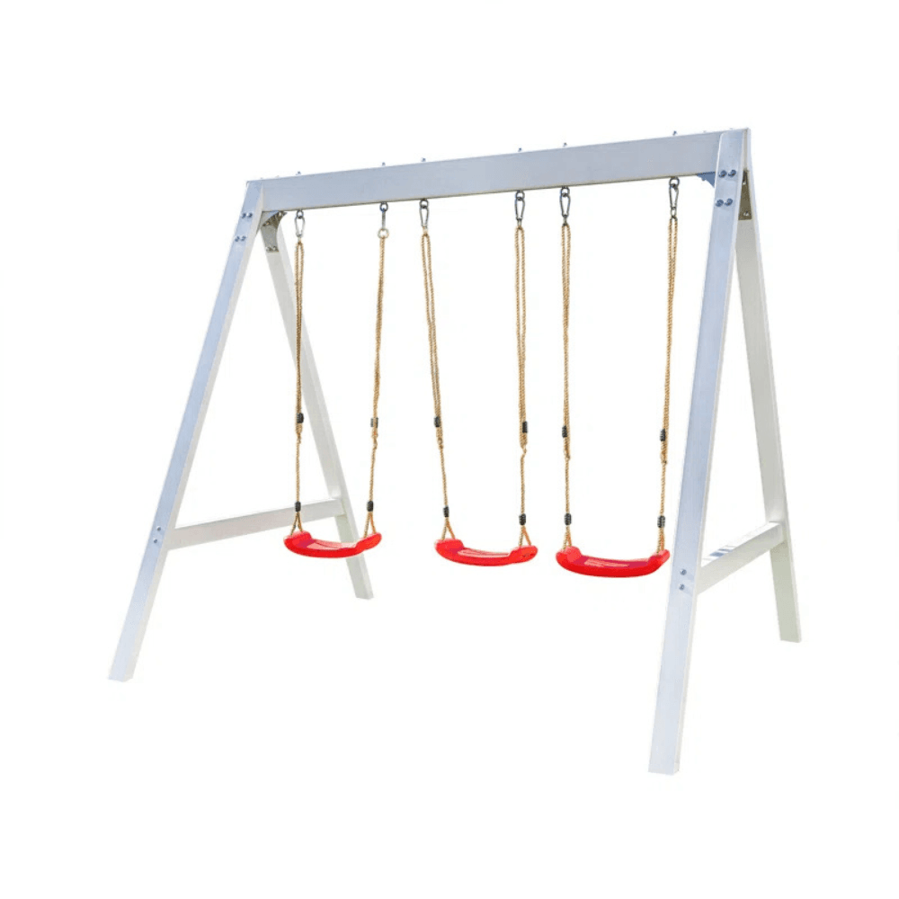 pop-product-76-image-1.png Sports power Vinyl-Covered Wood Swing Set – Classic & Durable for Outdoor Fun - Image 1