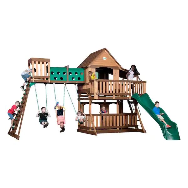 woodridge-elite-cedar-wood-swing-set-by-backyard-discovery-1.png Woodridge Elite Cedar Wood Swing Set by Backyard Discovery - Image 1
