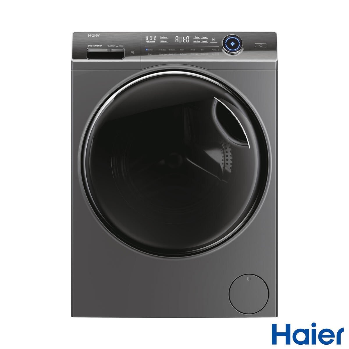 Haier I-Pro Series 7 HWD10BD14979SNUK, 10/6KG Washer Dryer, D Rated in Graphite