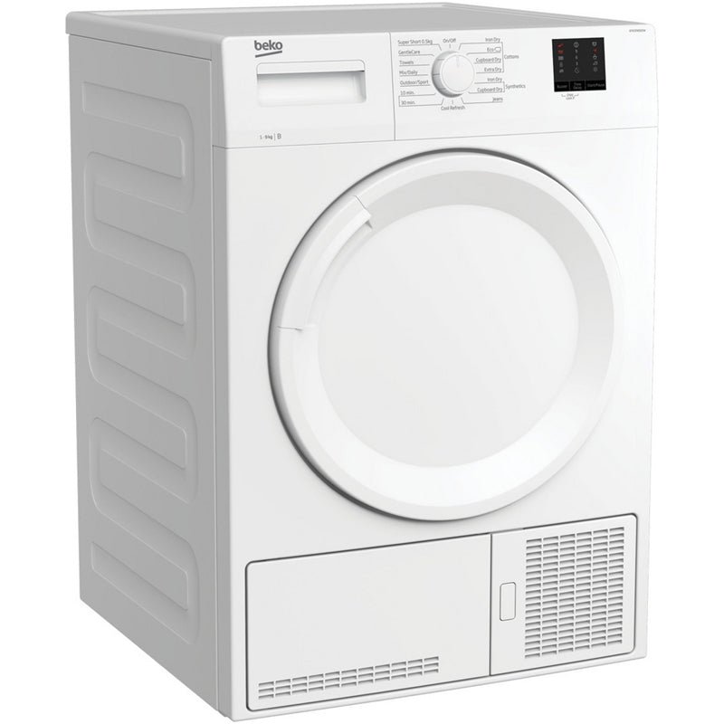 Beko DTKCE90021W 9kg Condenser Tumble Dryer with Sensor Programmes White - Image 2