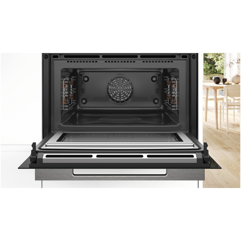 Bosch CMG7761B1B Series 8 Built-In Combi Microwave - Black - Image 3