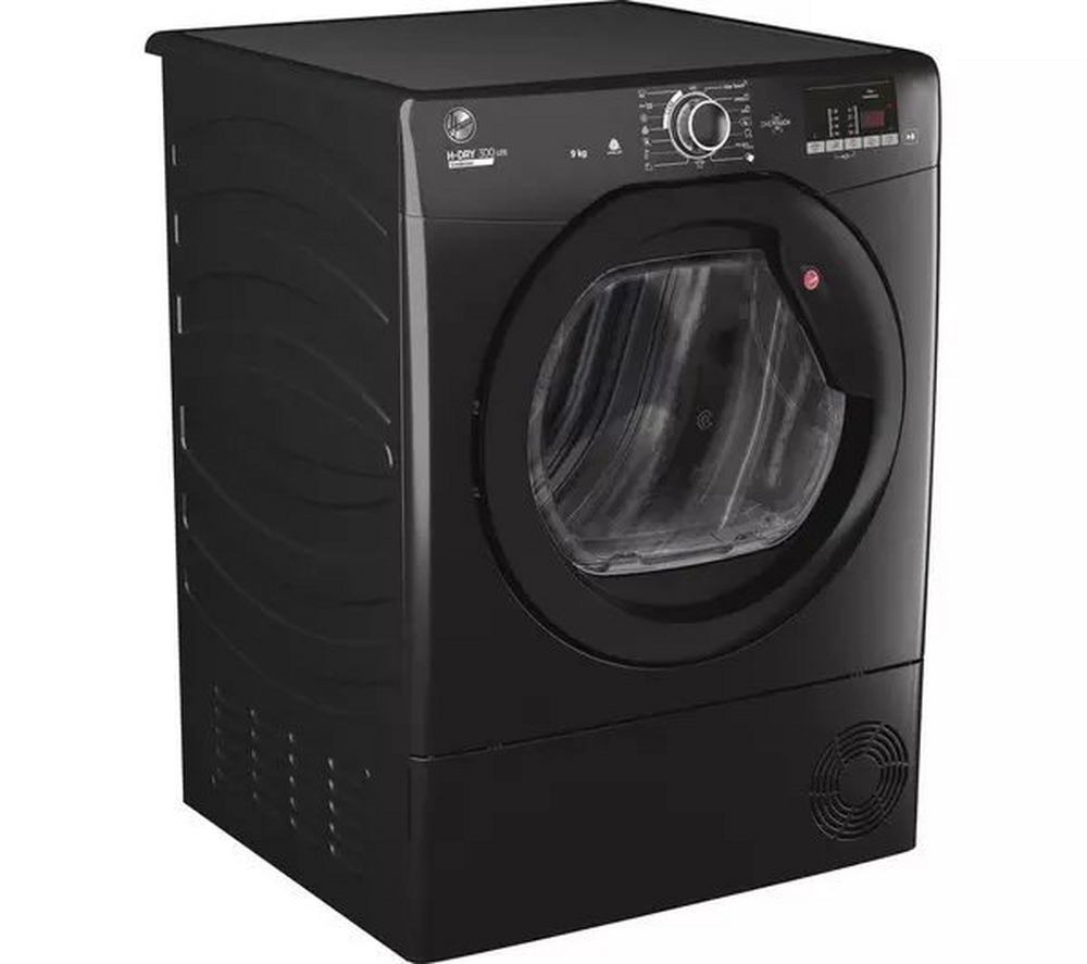 Hoover HLE C9DGB H-Dry 300 Lite 9kg Freestanding Condenser Tumble Dryer Black - Image 3