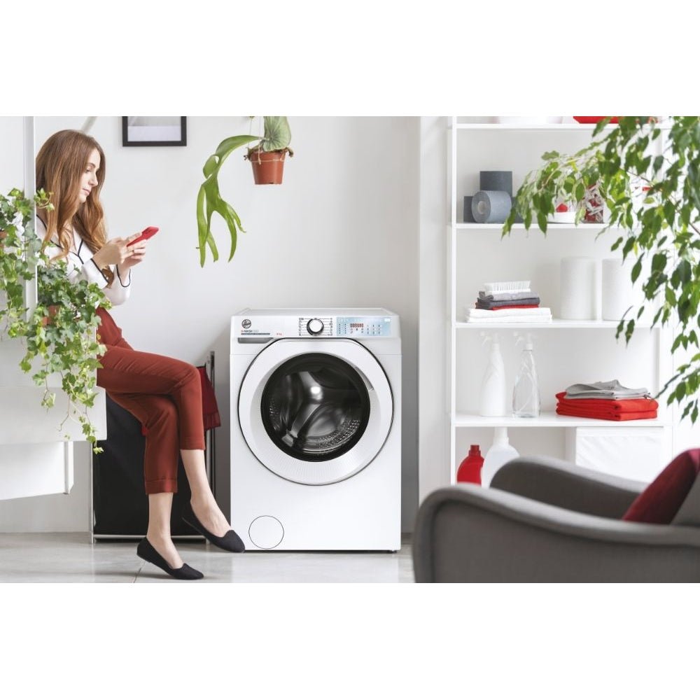 Hoover HWB 410AMC 1-80 10kg 1400 Spin Front Load Washing Machine White - A Rated - Image 5