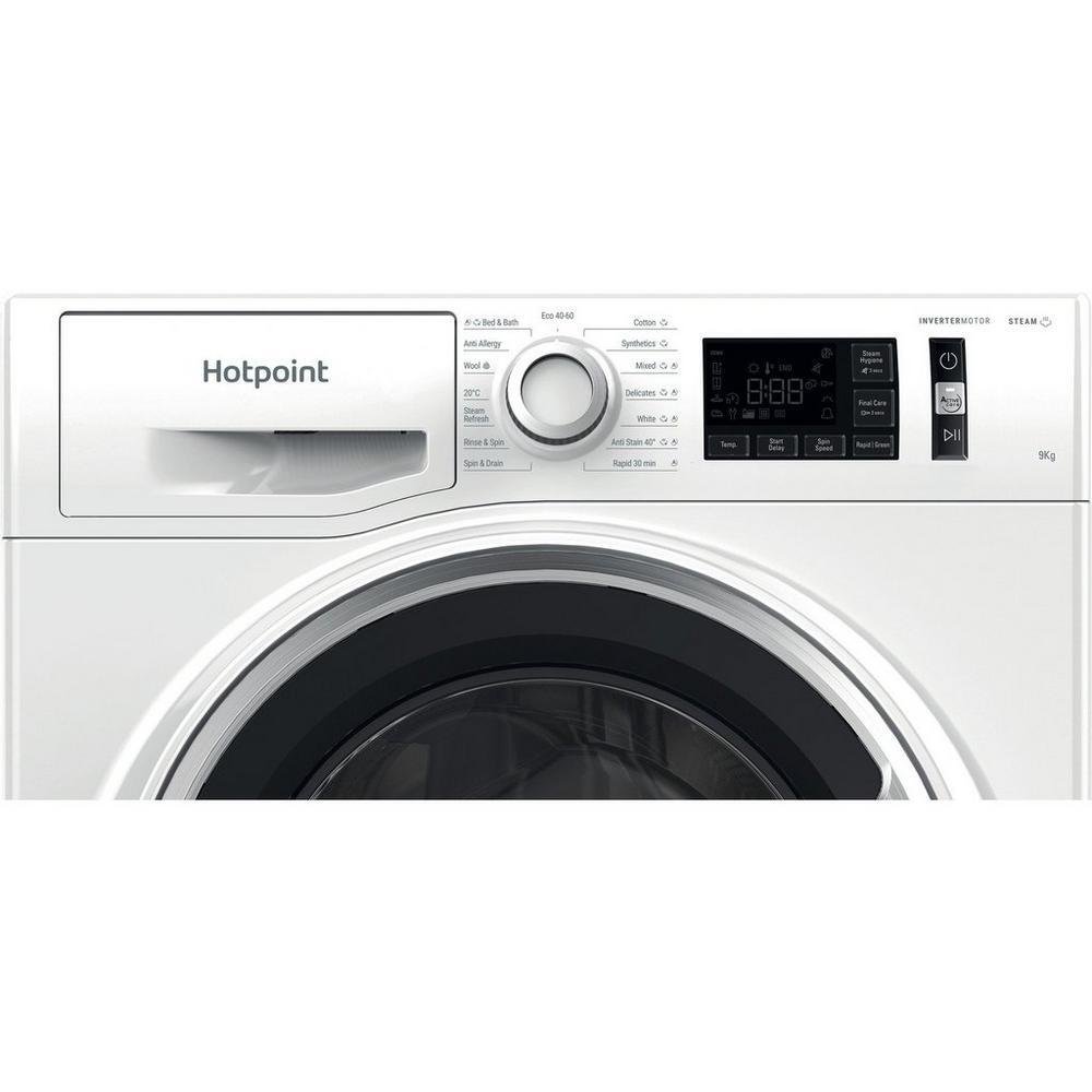 Hotpoint NM11948WSAUK 9kg 1400 Spin Washing Machine White - Image 3