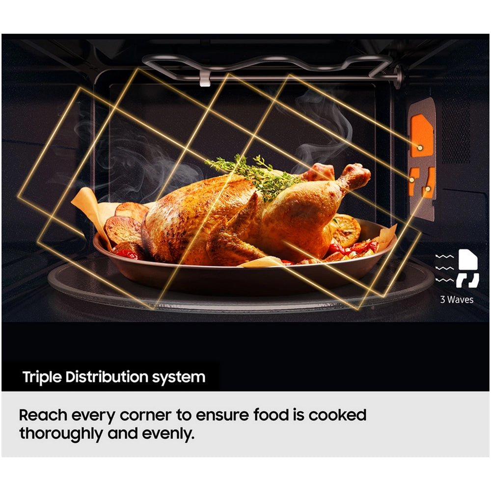 Samsung MS23K3515AK 23L Solo Microwave Oven with Triple Distribution System Black - Image 9