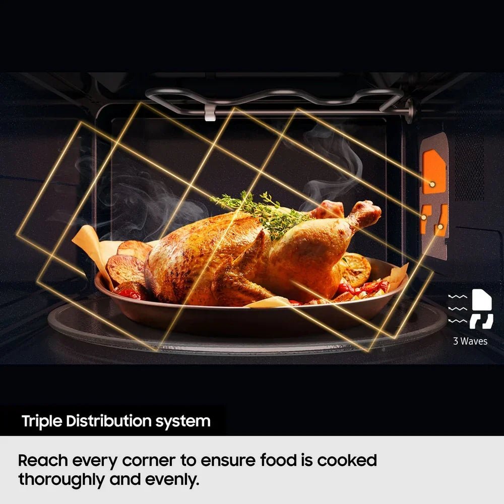 Samsung MS32DG4504ATE3 32L Solo Microwave with Triple Distribution System Stainless Steel - Image 9