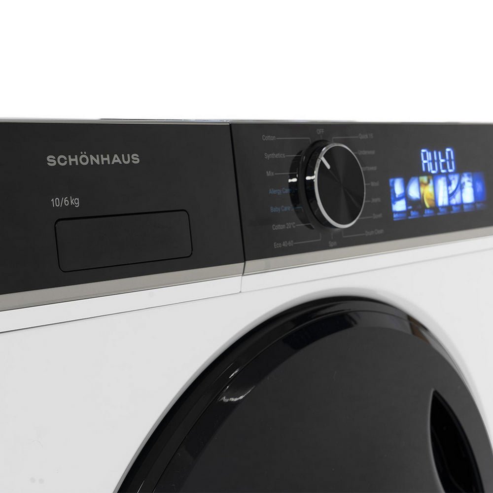 Schonhaus WDSF0110614AW 10+6 kg 1400 Spin Washer Dryer White - Image 4
