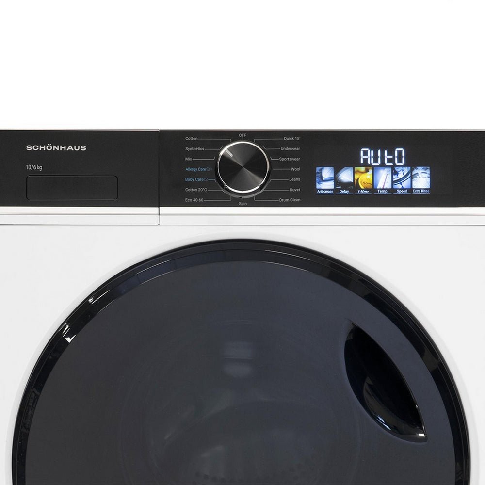 Schonhaus WDSF0110614AW 10+6 kg 1400 Spin Washer Dryer White - Image 5