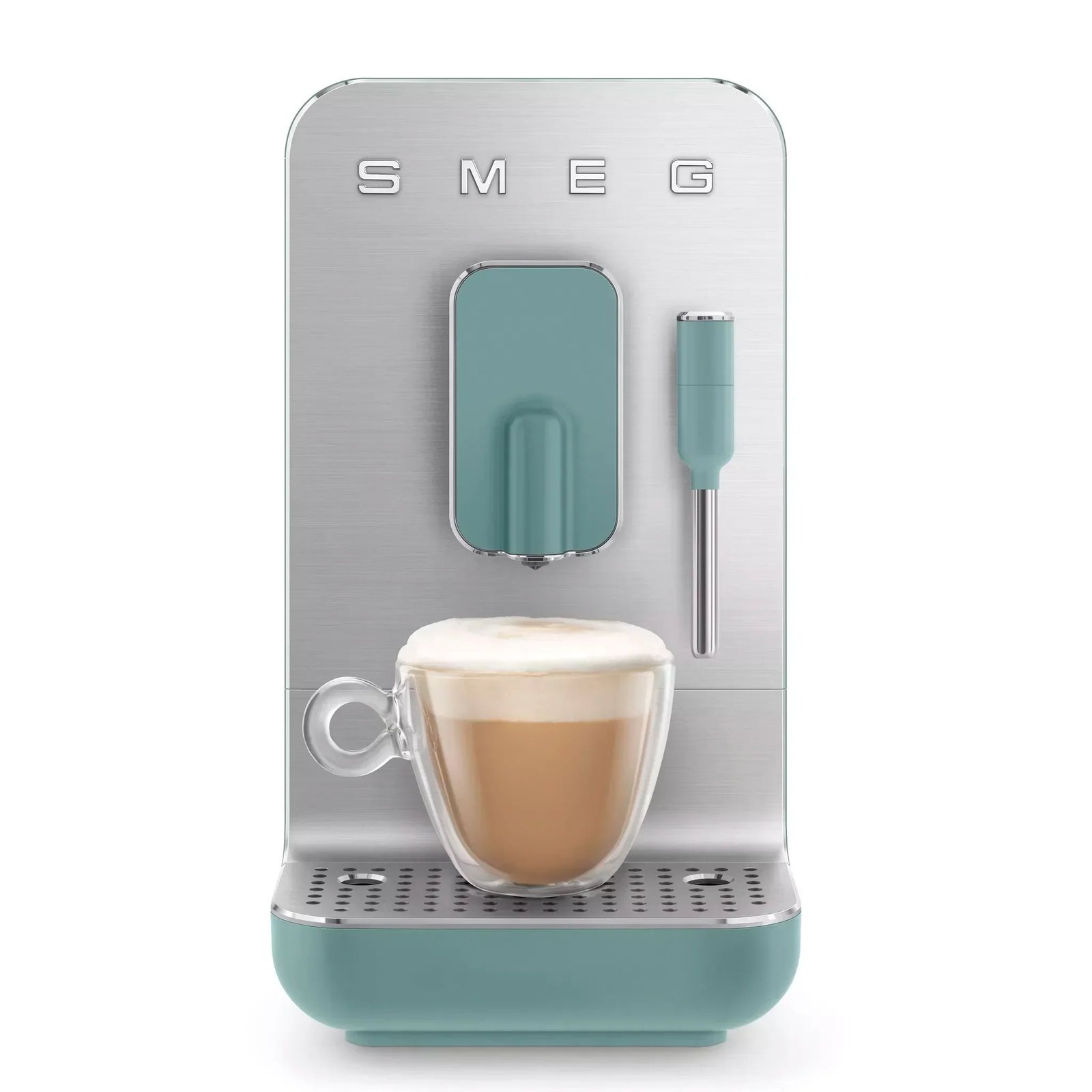 Smeg BCC12EGMUK Retro Bean to Cup Espresso Coffee Machine Emerald - Image 10